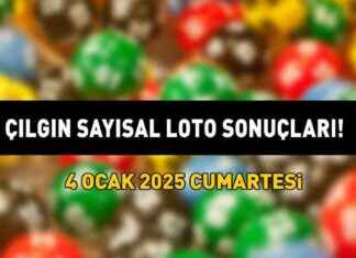 Çılgın Sayısal Loto Sonuçları: 4 Ocak 2025 | 480.955.082 TL Büyük İkramiye – Nasıl Öğrenilir? lgn-saysal-loto-sonular-4-ocak-2025-480955082-tl-byk-ikramiye-nasl-renilir