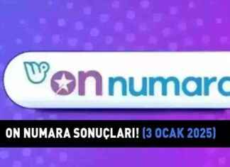 On Numara Sonuçları 3 Ocak 2025: 1,6 Milyon TL İkramiye Kazananlar ve Saatleri! on-numara-sonular-3-ocak-2025-16-milyon-tl-ikramiye-kazananlar-ve-saatleri