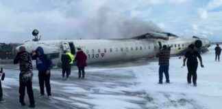 Delta Airlines uçağı Toronto Havalimanı’nda kaza kırıma uğradı delta-airlines-ua-toronto-havalimannda-kaza-krma-urad